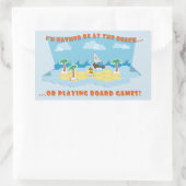 Strände & Brettspiele Sticker (Tasche)