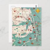 Strände der Außenbanken Postkarte (Vorne/Hinten)