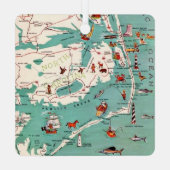 Strände der Außenbanks Ornament Aus Metall (Rückseite)