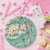 Strände der Außenbanks Pappteller (Party)