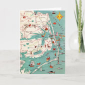 Strände der Außenkarte Karte (Vorderseite)