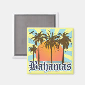 Strände der Bahamas Magnet (Vorderseite/Rückseite)