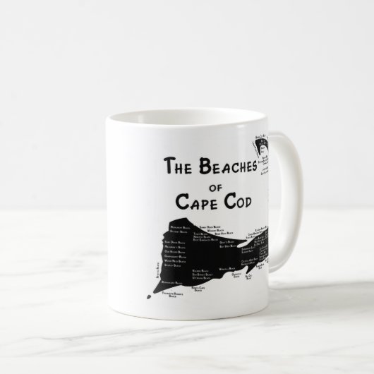 Strände der Cape- CodTasse Kaffeetasse (VorderseiteRechts)
