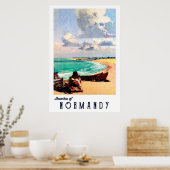 Strände der Normandie, Frankreich Poster (Küche)