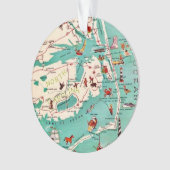 Strände der Outer Banks Ornament (Vorderseite)