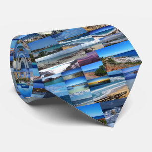 Strände in Australien FotoCollage, Krawatte