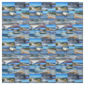 Strände in Australien FotoCollage, Stoff (Muster)