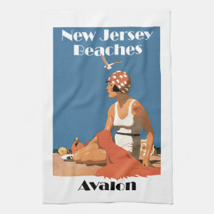 Strände in New Jersey ~ Avalon Küchentuch