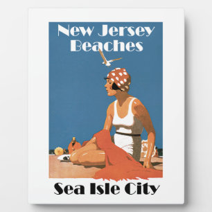 Strände in New Jersey ~ Sea Isle City Fotoplatte