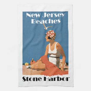 Strände in New Jersey ~ Stone Harbor Küchentuch