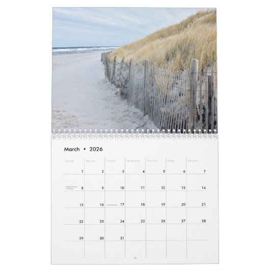 Strände Kalender (Mär 2026)