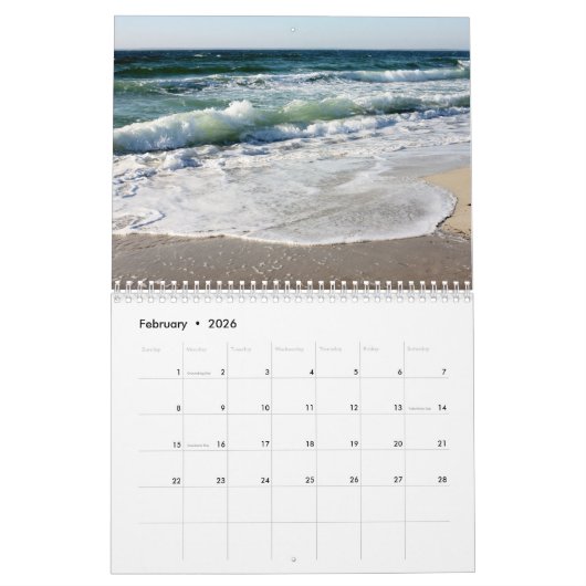 Strände Kalender (Feb 2026)