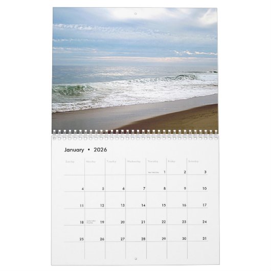 Strände Kalender (Jan 2026)