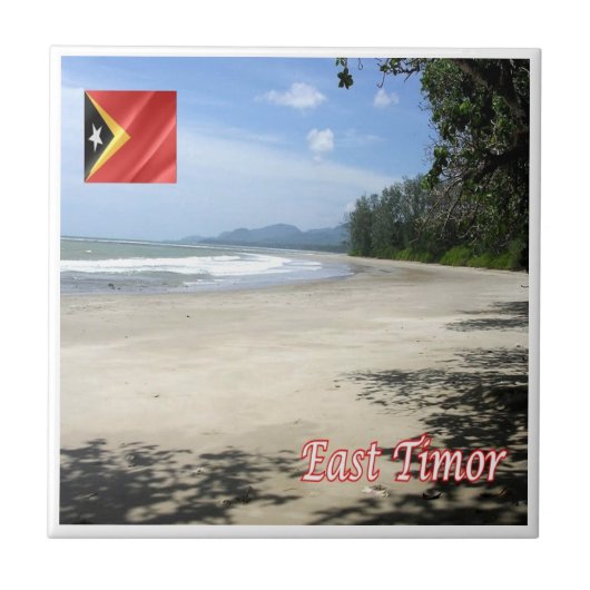 Strände Osttimor - TL004 REMOTE & PRISTINE Fliese (Vorderseite)
