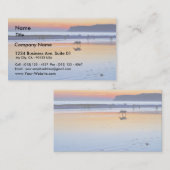 Strände Point Loma Sonnenuntergänge Visitenkarte (Vorne/Hinten)