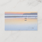 Strände Point Loma Sonnenuntergänge Visitenkarte (Rückseite)