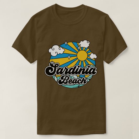 Strände Sardinien T-Shirt (Design vorne)