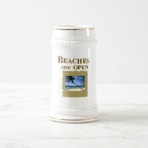 STRÄNDE SIND OFFEN BIERGLAS