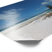 Strände und Blauer Himmel Fotodruck (Ecke)