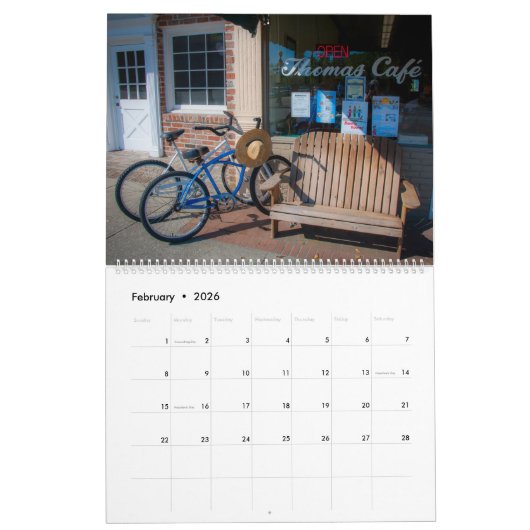 Strände und Strände Kalender (Feb 2026)