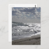 Strände und Träume der Fischerei Postkarte (Vorne/Hinten)
