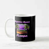 Strände von Boynton Beach Florida Kaffeetasse (Links)