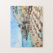 Strände von Cascais, Portugal Puzzle (Vertikal)