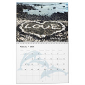 Strände von Hawaii, Kalifornien "Life in Flip Flop Kalender (Feb 2026)