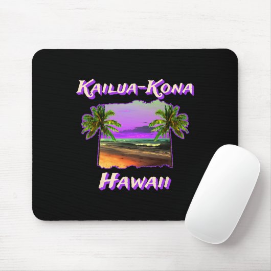 Strände von Kailua-kona Hawaii 1 Mousepad (Mit Mouse)