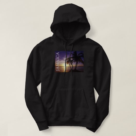 Strände von Negril Jamaica Hoodie (Design vorne)