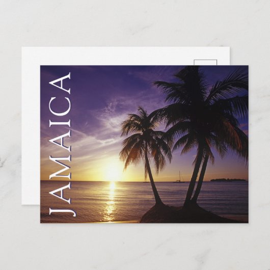 Strände von Negril Jamaica Postkarte (Vorne/Hinten)