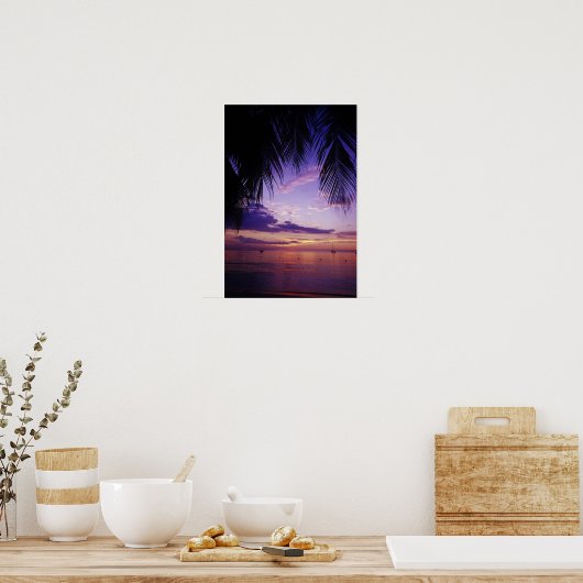 Strände von Negril, Jamaika 2 Poster (Küche)