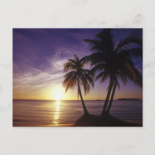 Strände von Negril, Jamaika 3 Postkarte (Vorderseite)