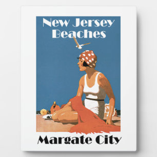 Strände von New Jersey ~ Margate City Fotoplatte