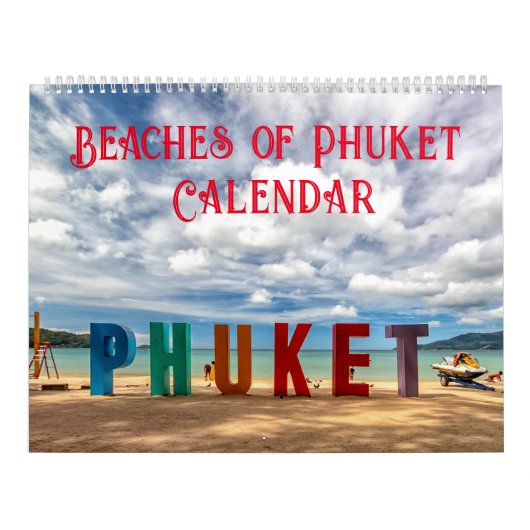 Strände von Phuket, Thailand Kalender (Titelbild)