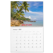 Strände von Phuket, Thailand Kalender (Jan 2027)