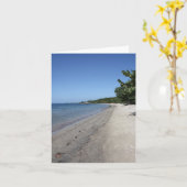 Strände von Roatan Notecard Karte (Gelbe Blume)
