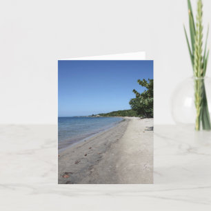 Strände von Roatan Notecard Karte