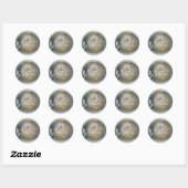 Stranded Jellyfish Series Coordinating Iems Runder Aufkleber (Blatt)