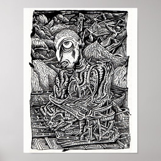 Stranded, von Brian Benson Poster (Vorne)