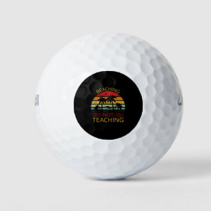 Stranden Nicht Unterrichten-Lehrer-Strand-Lustig Golfball