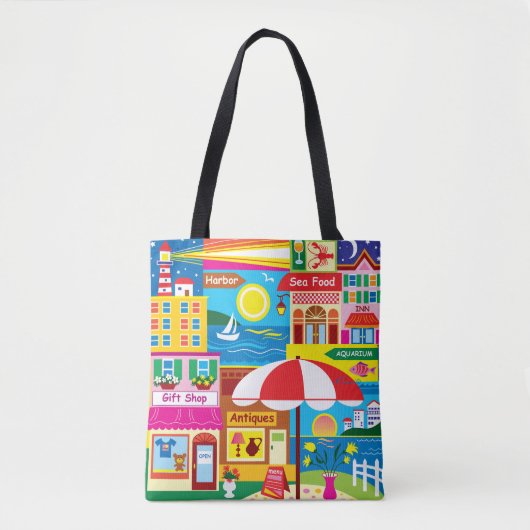 Stranderinnerungen Tasche (Vorderseite)