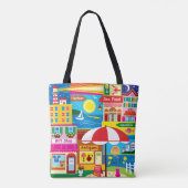Stranderinnerungen Tasche (Rückseite)