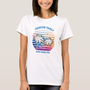Strandfamilientreffen - Benutzerdefinierte Kreuzfa T-Shirt