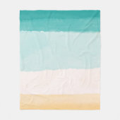 Strandfarbe Fleecedecke (Vorderseite)