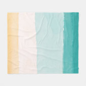 Strandfarbe Fleecedecke (Vorderseite (Horizontal))