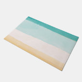 Strandfarbe Fußmatte (Schrägansicht)