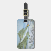 Strandfarbe Gepäckanhänger (Vorderseite vertikal)