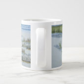 Strandfarbe Jumbo-Tasse (Rückseite)