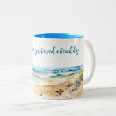 Strandfarbe | Reisen | Kaffee Zweifarbige Tasse (VorderseiteRechts)